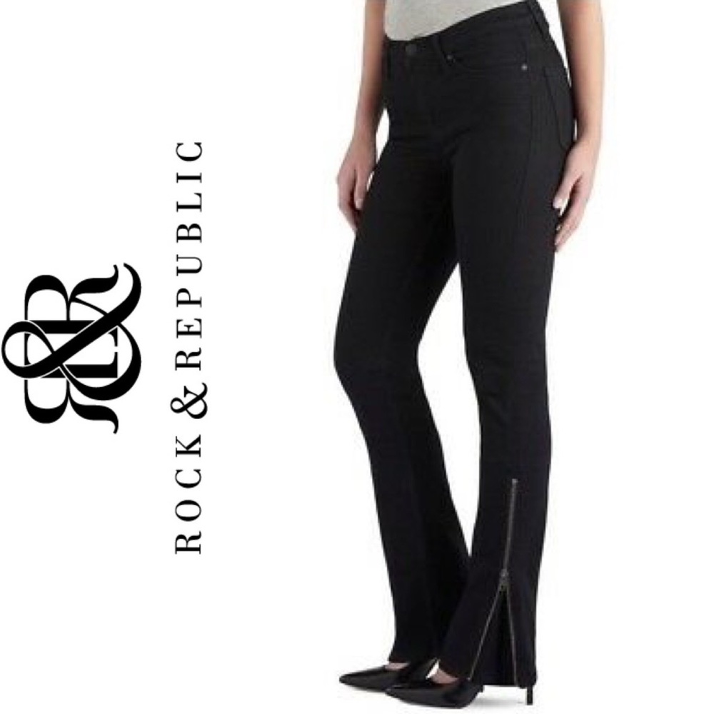 Rock & Republic Kasandra mid rise boot cut jean